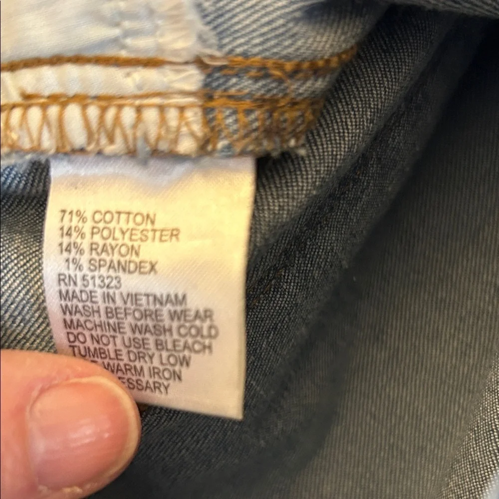 Cremieux Classic Women's  Flare Blue Jeans Size 12 EUC